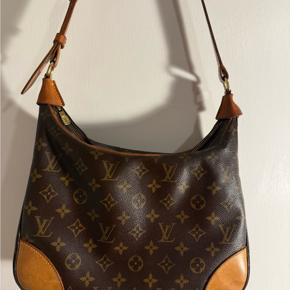 Louis Vuitton Monogram Canvas Brown and Tan Shoulder Bag